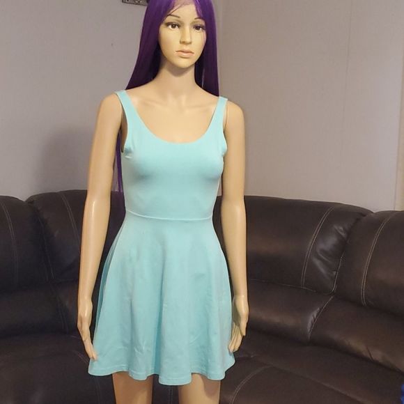 Express Dresses & Skirts - Blue express dress size xs